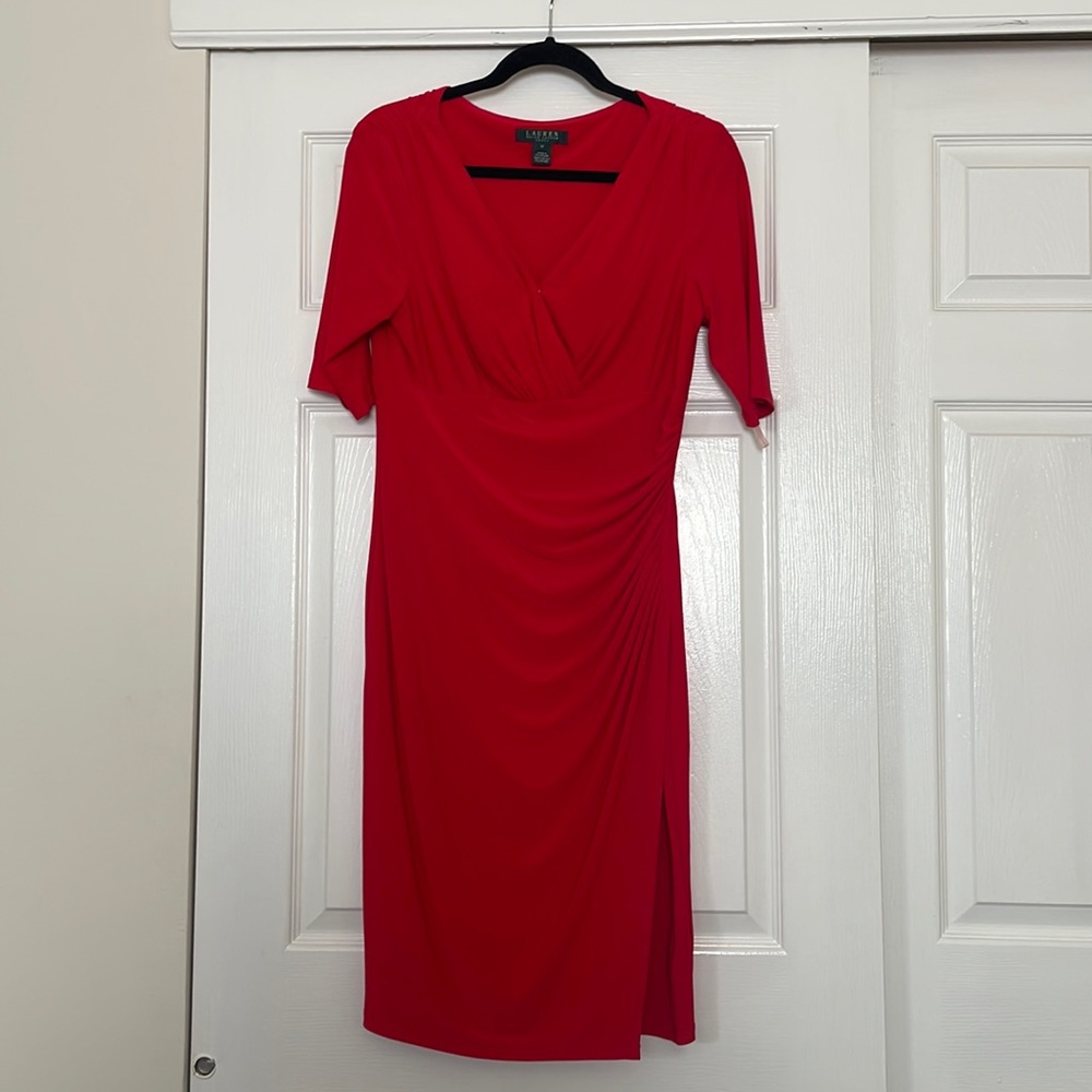 Red Ralph Lauren dress